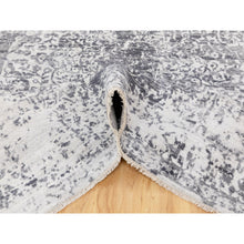 Load image into Gallery viewer, 6&#39;x9&#39;2&quot; Wool And Silk Hand Knotted Broken Persian Design Hand Knotted Oriental Rug FWR350538