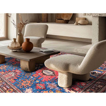 Load image into Gallery viewer, 6&#39;x7&#39;10&quot; Imperial Blue, Afghan Ersari With Turkish Knot, Caucasian Design Revival, Vegetable Dyes, Densely Woven, Hand Knotted, Soft And Velvety Wool, Oriental Rug FWR3504