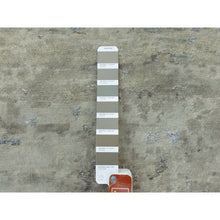 Load image into Gallery viewer, 10&#39;x10&#39; Abstract Design Square Silver-Blue Hand Knotted Hi-Low Pile Wool &amp; Silk Oriental Rug FWR351006