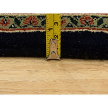 Load image into Gallery viewer, 9&#39;5&quot;x16&#39;1&quot; Pitch Black Herati Fish Design Gallery Size Long And Narrow 250 Kpsi Hand Knotted Dense Weave Wool Oriental Rug FWR351888