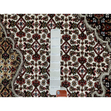 Load image into Gallery viewer, 5&#39;x7&#39; Ivory Fish Design Tabriz Mahi Wool Hand Knotted Oriental Rug FWR351960