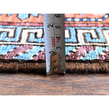 Load image into Gallery viewer, 6&#39;x7&#39;8&quot; Carolina Blue, Afghan Ersari With Turkish Knot, Caucasian Design Revival, Vegetable Dyes, Densely Woven, Hand Knotted, Soft Wool, Oriental Rug FWR3528
