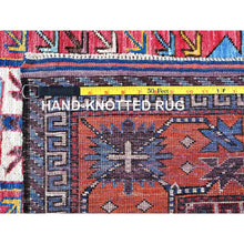 Load image into Gallery viewer, 6&#39;x7&#39;8&quot; Carolina Blue, Afghan Ersari With Turkish Knot, Caucasian Design Revival, Vegetable Dyes, Densely Woven, Hand Knotted, Soft Wool, Oriental Rug FWR3528