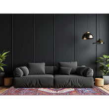 Load image into Gallery viewer, 6&#39;x8&#39;6&quot; Alabaster White, Afghan Ersari With Turkish Knot, Caucasian Design Revival, Ancient Bird Figurines, Vegetable Dyes, Densely Woven, Hand Knotted, Soft Wool, Oriental Rug FWR3534