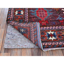 Load image into Gallery viewer, 6&#39;x8&#39;6&quot; Alabaster White, Afghan Ersari With Turkish Knot, Caucasian Design Revival, Ancient Bird Figurines, Vegetable Dyes, Densely Woven, Hand Knotted, Soft Wool, Oriental Rug FWR3534