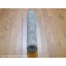 Load image into Gallery viewer, 3&#39;x5&#39;2&quot; Silk With Textured Wool Mughal Design Hand Knotted Oriental Rug FWR354978