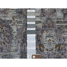 Load image into Gallery viewer, 3&#39;1&quot;x5&#39; Silk With Textured Wool Mughal Design Hand Knotted Oriental Rug FWR355014