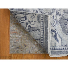 Load image into Gallery viewer, 2&#39;x2&#39; Sampler Pure Silk With Textured Wool Hand Knotted Oriental Rug FWR355104