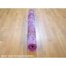 Load image into Gallery viewer, 5&#39;3&quot;x10&#39;10&quot; Hazelnut Brown, Distressed Look Worn Wool Hand Knotted, Vintage Persian Bakhtiar Sheared Low, Wide Runner Oriental Rug FWR371514