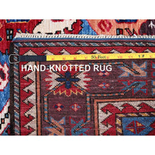 Load image into Gallery viewer, 5&#39;4&quot;x6&#39;8&quot; Bayern Blue, Afghan Ersari With Turkish Knot, Caucasian Design Revival, Hand Knotted, Soft Wool, Vegetable Dyes, Densely Woven, Oriental Rug FWR3546
