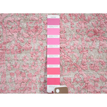 Load image into Gallery viewer, 2&#39;8&quot;x11&#39;10&quot; Broken Persian Design Runner Tone On Tone Wool And Silk Rug FWR355224