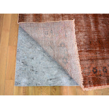 Load image into Gallery viewer, 5&#39;x11&#39;2&quot; Gallery Size Overdyed Persian Malayer Worn Wool Hand Knotted Oriental Rug FWR355284