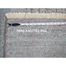 Load image into Gallery viewer, 2&#39;8&quot;x11&#39;9&quot; Broken Design Runner Wool And Silk Hand Knotted Oriental Rug FWR355308