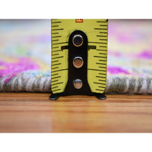 Load image into Gallery viewer, 2&#39;9&quot;x8&#39;2&quot; Colorful Sari Silk With Textured Wool The Lava Design Runner Hand Knotted Oriental Rug FWR355440