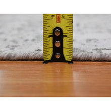 Load image into Gallery viewer, 8&#39;10&quot;x12&#39; Ivory Silk With Textured Wool Dimensional Design Hand Knotted Oriental Rug FWR355488