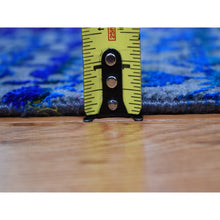 Load image into Gallery viewer, 9&#39;x12&#39;1&quot; Colorful Sari Silk Bespoken Sampler Tone On Tone Hand Knotted Oriental Rug FWR355500