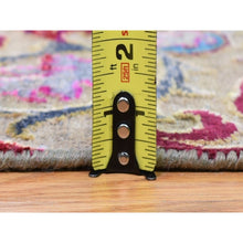 Load image into Gallery viewer, 11&#39;10&quot;x15&#39; Oversized Sari Silk And Textured Wool Colorful Maharaja Hand Knotted Oriental Rug FWR355584