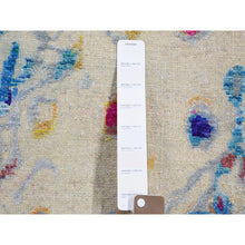 Load image into Gallery viewer, 11&#39;10&quot;x15&#39;  The Peacock, Oversized Sari Silk Colorful Hand Knotted Oriental Rug FWR355590