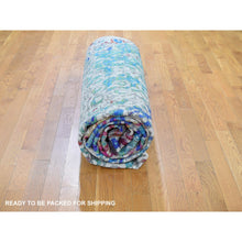 Load image into Gallery viewer, 11&#39;10&quot;x15&#39;  The Peacock, Oversized Sari Silk Colorful Hand Knotted Oriental Rug FWR355590