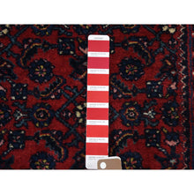 Load image into Gallery viewer, 2&#39;8&quot;x16&#39;8&quot; Red Antique Persian Hamadan Xl Runner Fish Design Dense Weave Oriental Rug FWR355782