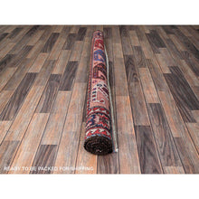 Load image into Gallery viewer, 5&#39;1&quot;x7&#39;3&quot; Peach Color, Afghan Ersari With Turkish Knot, Caucasian Design Revival, Vegetable Dyes, Densely Woven, Soft And Velvety Wool, Hand Knotted, Oriental Rug FWR3552