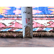 Load image into Gallery viewer, 5&#39;1&quot;x7&#39;3&quot; Peach Color, Afghan Ersari With Turkish Knot, Caucasian Design Revival, Vegetable Dyes, Densely Woven, Soft And Velvety Wool, Hand Knotted, Oriental Rug FWR3552