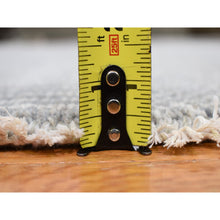 Load image into Gallery viewer, 6&#39;x6&#39; Gray Grass Design Wool And Silk Hand Knotted Round Oriental Rug FWR355932