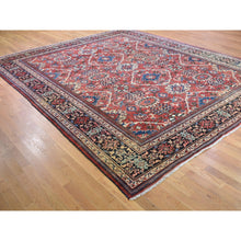 Load image into Gallery viewer, 10&#39;10&quot;x13&#39;8&quot; Terracotta Antique Persian Mahal Good Condition With Some Wear Clean Hand Knotted Oriental Rug FWR356100