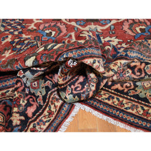 Load image into Gallery viewer, 10&#39;10&quot;x13&#39;8&quot; Terracotta Antique Persian Mahal Good Condition With Some Wear Clean Hand Knotted Oriental Rug FWR356100