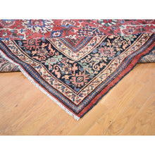 Load image into Gallery viewer, 10&#39;10&quot;x13&#39;8&quot; Terracotta Antique Persian Mahal Good Condition With Some Wear Clean Hand Knotted Oriental Rug FWR356100