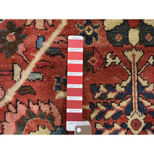 Load image into Gallery viewer, 10&#39;10&quot;x13&#39;8&quot; Terracotta Antique Persian Mahal Good Condition With Some Wear Clean Hand Knotted Oriental Rug FWR356100