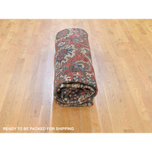 Load image into Gallery viewer, 10&#39;10&quot;x13&#39;8&quot; Terracotta Antique Persian Mahal Good Condition With Some Wear Clean Hand Knotted Oriental Rug FWR356100