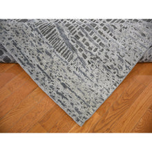 Load image into Gallery viewer, 9&#39;x12&#39;1&quot; The Lost Branches, Silk With Textured Wool Hand Knotted Oriental Rug FWR356214