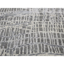 Load image into Gallery viewer, 9&#39;x12&#39;1&quot; The Lost Branches, Silk With Textured Wool Hand Knotted Oriental Rug FWR356214