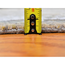 Load image into Gallery viewer, 12&#39;x18&#39;2&quot; Oversized Gray With Gold Abstract Design Denser Weave Wool And Silk Hand Knotted Oriental Rug FWR356628