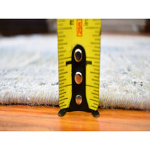 Load image into Gallery viewer, 4&#39;x10&#39;2&quot; The Intertwined Passage, Hand Knotted Wide Runner Silk With Textured Wool Oriental Rug FWR356892