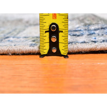 Load image into Gallery viewer, 12&#39;x12&#39; The Intertwined Passage, Round Silk With Textured Wool Hand Knotted Oriental Rug FWR356946