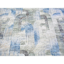 Load image into Gallery viewer, 8&#39;x10&#39;2&quot; The Intertwined Passage, Silk With Textured Wool Hand Knotted Oriental Rug FWR356970
