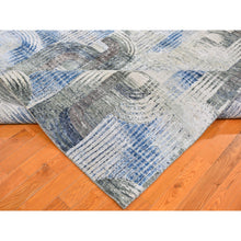 Load image into Gallery viewer, 8&#39;x10&#39;2&quot; The Intertwined Passage, Silk With Textured Wool Hand Knotted Oriental Rug FWR356970