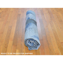 Load image into Gallery viewer, 8&#39;x10&#39;2&quot; The Intertwined Passage, Silk With Textured Wool Hand Knotted Oriental Rug FWR356970
