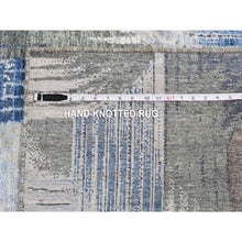 Load image into Gallery viewer, 8&#39;x10&#39;2&quot; The Intertwined Passage, Silk With Textured Wool Hand Knotted Oriental Rug FWR356970