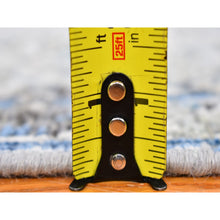 Load image into Gallery viewer, 3&#39;x5&#39; Ivory Distressed Oushak Pure Silk With Textured Wool Hand Knotted Oriental Rug FWR357030