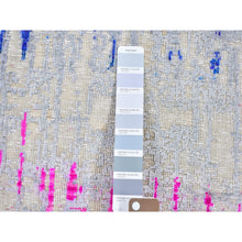 Load image into Gallery viewer, 2&#39;x3&#39; The Cardiac Sari Silk With Textured Wool Hand Knotted Oriental Rug FWR357270