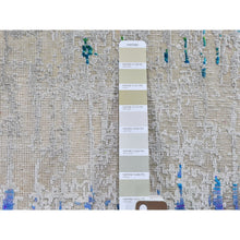 Load image into Gallery viewer, 2&#39;x3&#39; The Cardiac Sari Silk With Textured Wool Hand Knotted Oriental Rug FWR357312