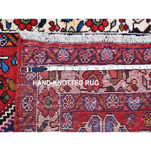 Load image into Gallery viewer, 3&#39;6&quot;x4&#39;9&quot; New Persian Shiraz Serrated Medallion, Birds, Pure Wool Hand Knotted Oriental Rug FWR357756