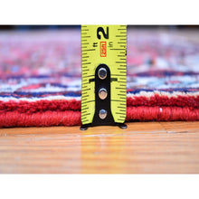Load image into Gallery viewer, 3&#39;6&quot;x5&#39; New Persian Hamadan Small Flower Medallion Pure Wool Hand Knotted Oriental Rug FWR358062