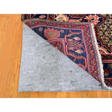 Load image into Gallery viewer, 5&#39;3&quot;x10&#39;6&quot; New Persian Hamadan With Camel Hair Medallion Design Hand Knotted Oriental Rug FWR358098