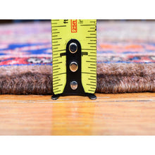 Load image into Gallery viewer, 5&#39;3&quot;x10&#39;6&quot; New Persian Hamadan With Camel Hair Medallion Design Hand Knotted Oriental Rug FWR358098