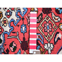 Load image into Gallery viewer, 3&#39;4&quot;x5&#39;3&quot; Red Natural Wool New Persian Hamadan Flower Medallion Tribal Weaving Hand Knotted Oriental Rug FWR358152