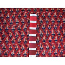 Load image into Gallery viewer, 4&#39;6&quot;x10&#39;9&quot; Vintage Persian Serab Runner All Over Repetitive Design Natural Wool Hand Knotted Good Condition Clean Oriental Rug FWR358218